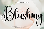 Blushing, a Handwritten Font by FreshTypeINK (Thumbnail 1 of 8)