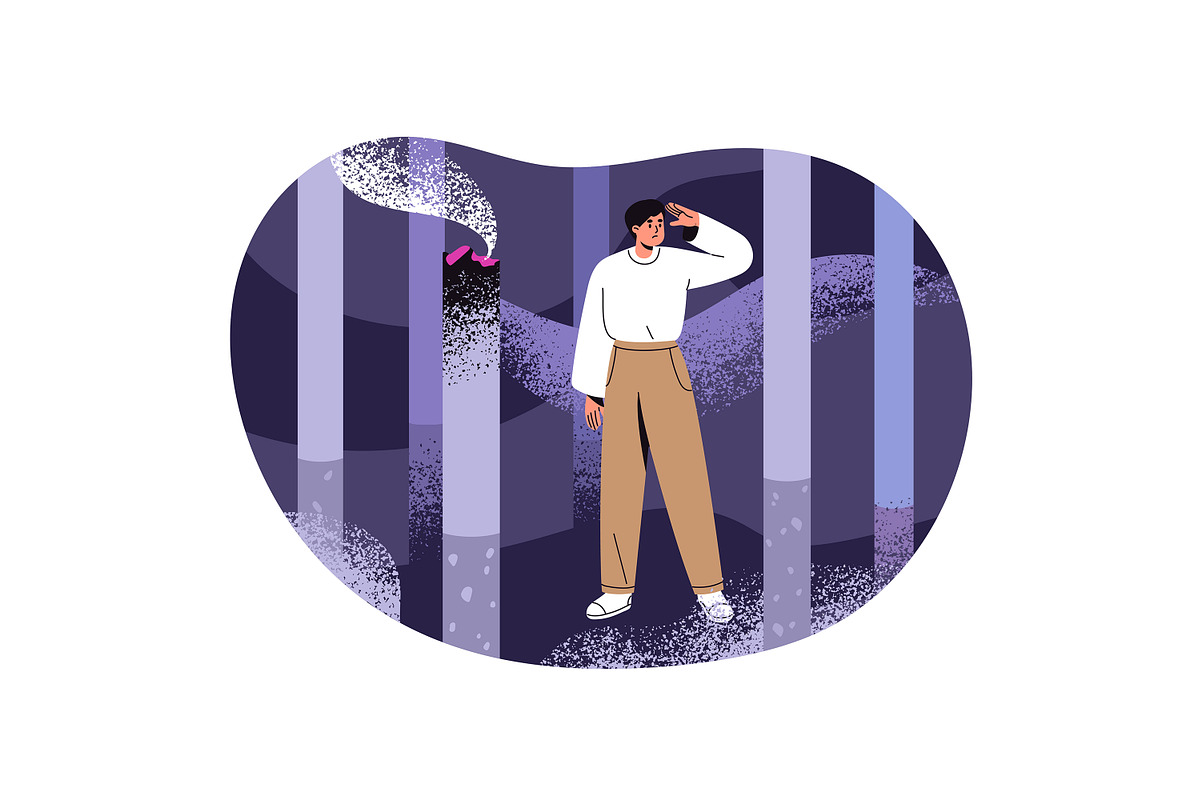 Addictions, bad habits concepts set, a Person Illustration by PaperTrident (Photo 7 of 9)