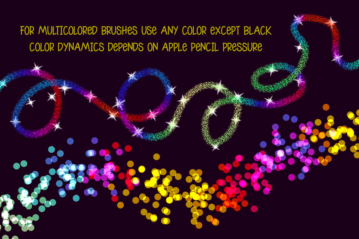 Shimmer Procreate Brushes, a Brush Add-On by Almazova Dolzhenko (Photo 8 of 11)