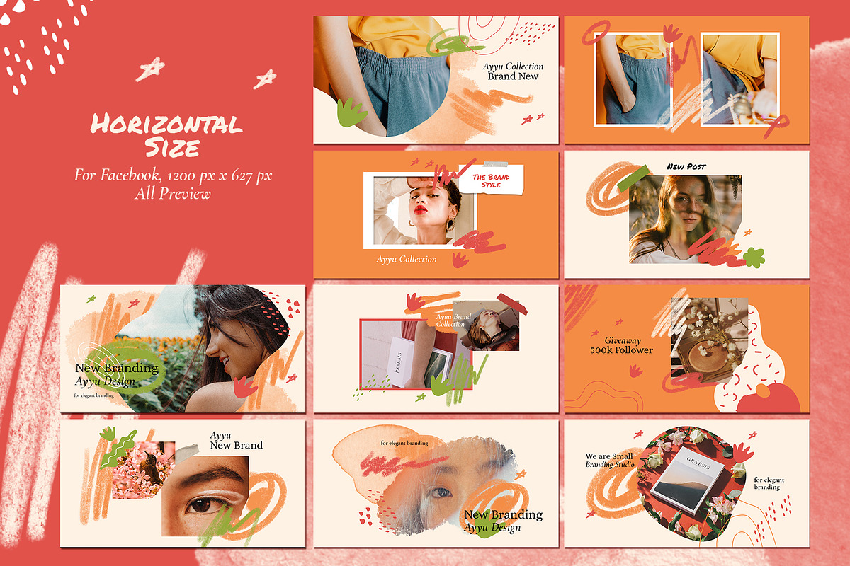 Ayyu-Social Media Brand Templates, a Social Media Template by Invasi Studio (Photo 10 of 13)