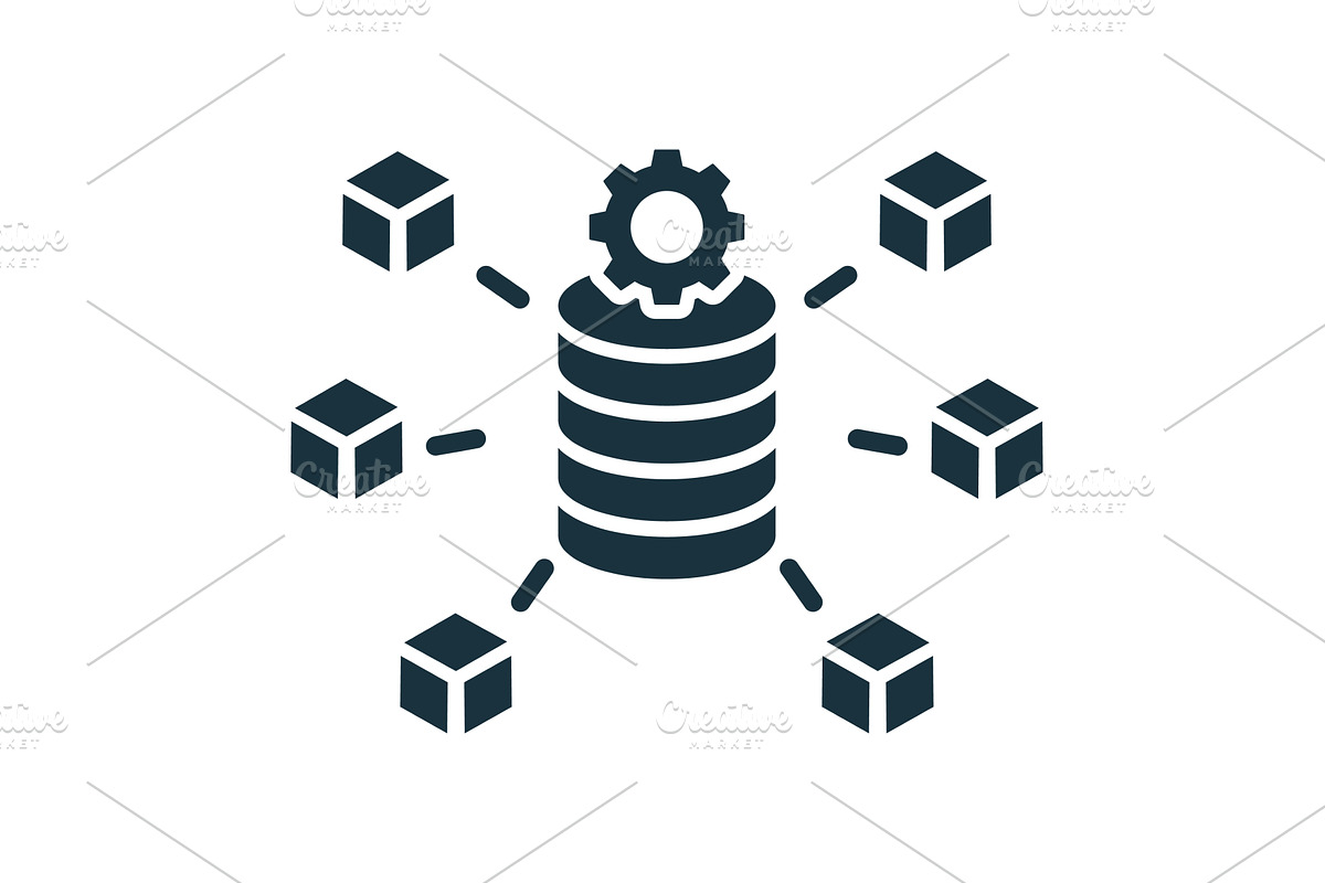 Data processing system managing, a Technology Illustration by Aimagenarium@gmail.com