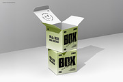 Square Box Mockup Set-3, a Packaging Mockup by Grid&Glow (Thumbnail 3 of 8)
