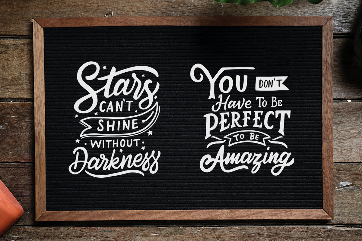 Inspirational Quotes Lettering, a Decorative Illustration by Weape Studio