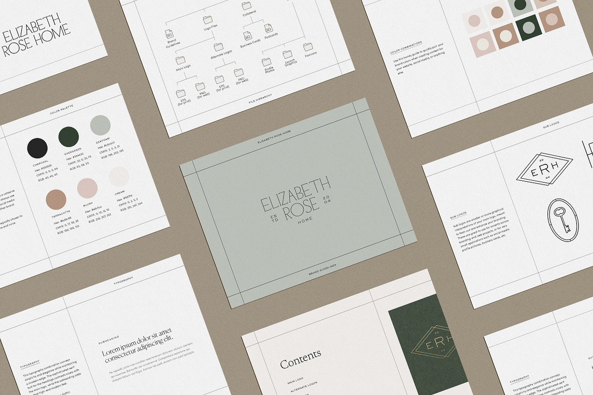 Brand Guidelines Template, a Presentation Template by Madewest Supply Co. (Photo 2 of 5)