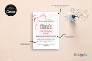 Pink Bow Birthday Invitation Temp, an Invitation Template by Snapybiz (Thumbnail 7 of 10)