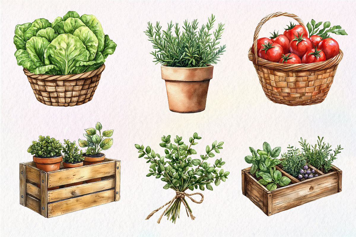 Green Garden Clipart, an Illustration by Dream Creation (Photo 6 of 6)