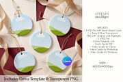 Ornament Mockup Set of 5, a Household Mockup by EmpaviMockups (Thumbnail 3 of 5)