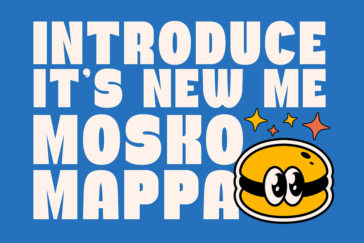 Mosko Mappa Now – Bold Display Font, a Sans Serif Font by Brainwaves.Studio (Photo 2 of 7)