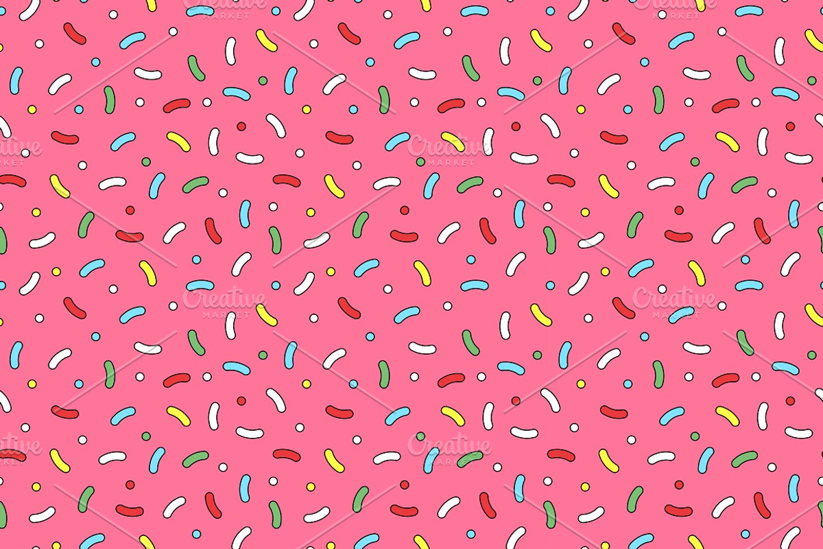 Colorful seamless trendy patterns, a Pattern Graphic by ExpressShop (Photo 5 of 10)