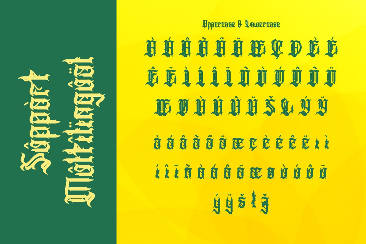 Lancielot - Medieval Blackletter, a Blackletter Font by Dhabee (Photo 8 of 15)