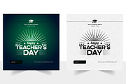 Teacher's Day Post Banner Design, a Social Media Template by Tahnix Creative (Thumbnail 11 of 11)