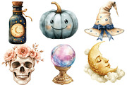 Neutral Pastel Spooky Clipart, an Illustration by Designworld (Thumbnail 4 of 9)
