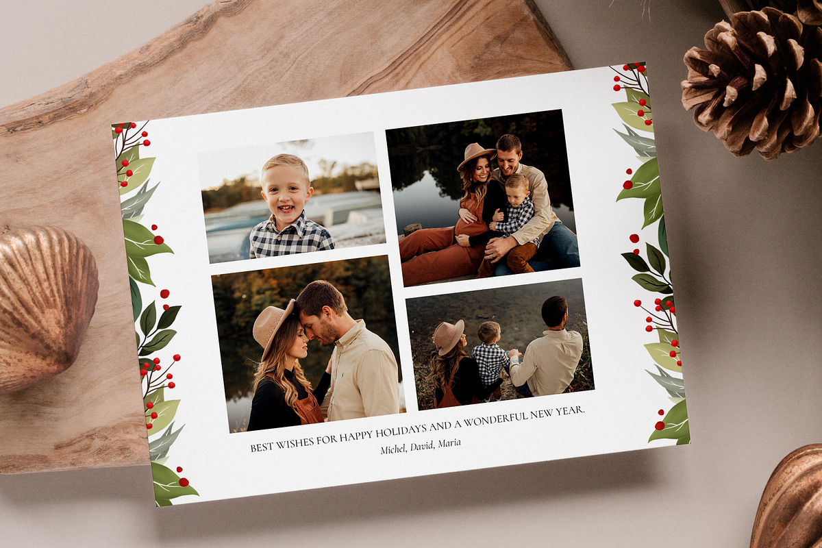 Christmas Card Template CD222, a Card Template by Salsal Design (Photo 2 of 4)
