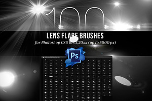 100 Lens Effect Brushes For PS Vol 1