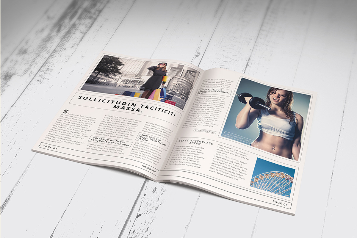 Magazine / Brochure Mockups, a Print Template by pmvch (Photo 3 of 11)