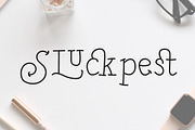 Sluckpest Font, a Serif Font by Zmapist (Thumbnail 1 of 4)