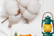 Camping Clipart Set, a Decorative Illustration by Pati Charm Studio (Thumbnail 8 of 8)