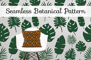 Seamless Botanical Leaf PATTERN