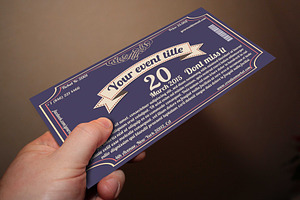 Multipurpose Retro Ticket