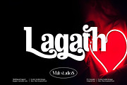 Lagath - Serif style font, a Serif Font by mahstudios (Thumbnail 1 of 8)