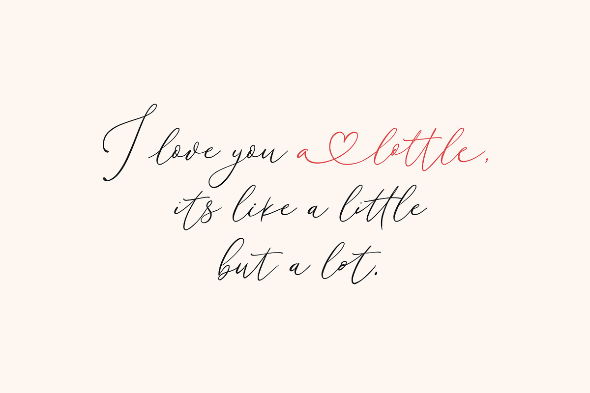 Little Love - for Templett & Corjl, a Script Font by Blessed Print (Photo 9 of 25)