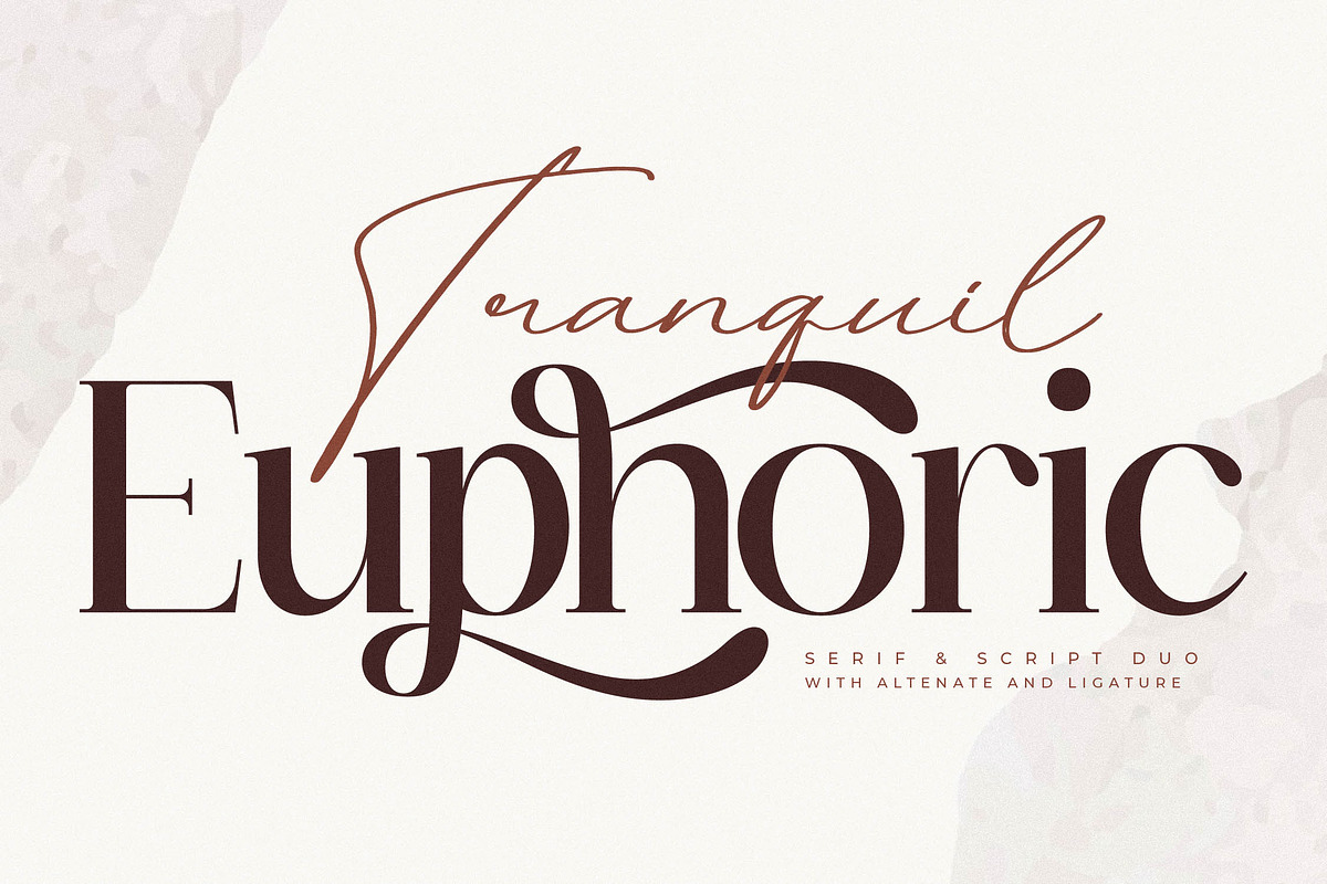 Tranquil Euphoric A Modern Font Duo, a Serif Font by Storytype Studio (Photo 3 of 15)