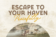 Vintage Postman - Handmade Font Duo, a Script Font by Sarid Ezra (Thumbnail 3 of 9)
