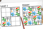 Sudoku Kids game. Children puzzle, an Education Illustration by jelisua88 (Thumbnail 3 of 3)
