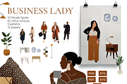 business collection, female boss, a Work Illustration by Yana_mide (Thumbnail 1 of 7)