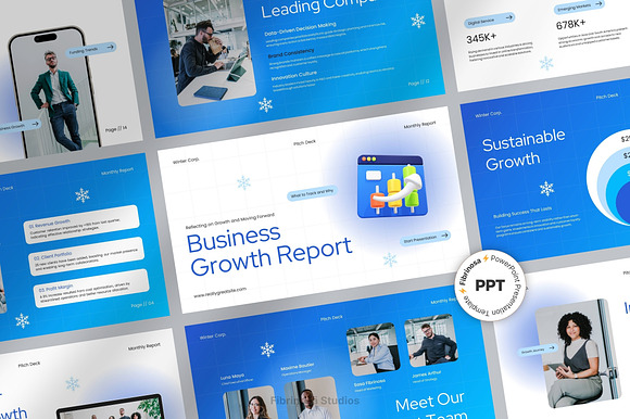 Business Growth Report Deck preview 7