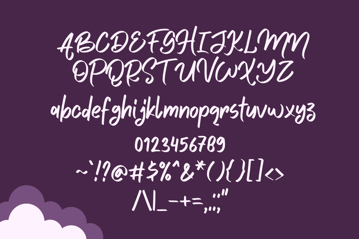 Vintage Moon Marker Font preview 2