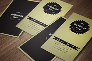 Simple Retro Business Card