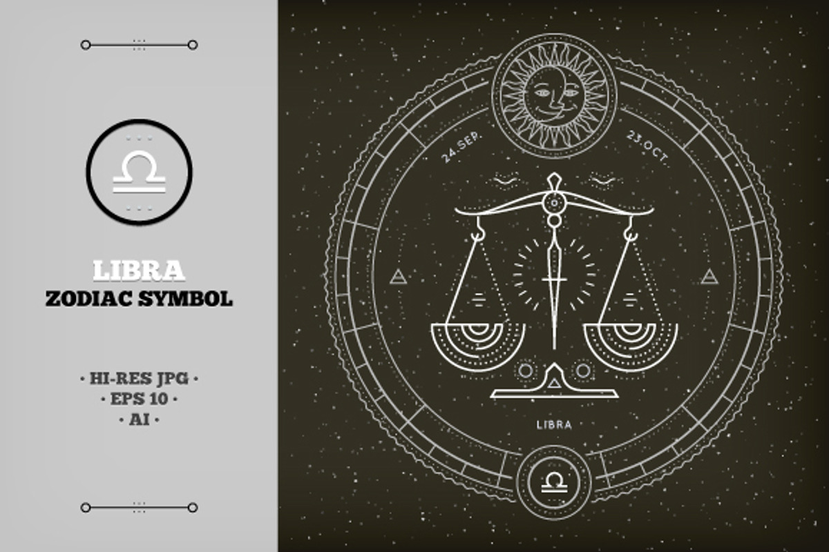 ♎ Libra Zodiac Symbol, an Object Graphic by painterr (Photo 1 of 2)