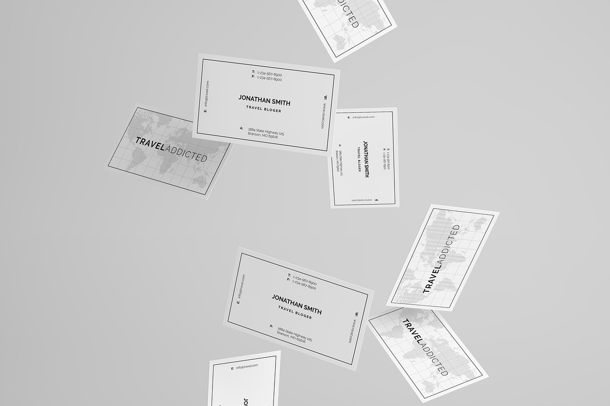 Simple Travel Business Card 58, a Business Card Template by ND Design (Photo 5 of 8)