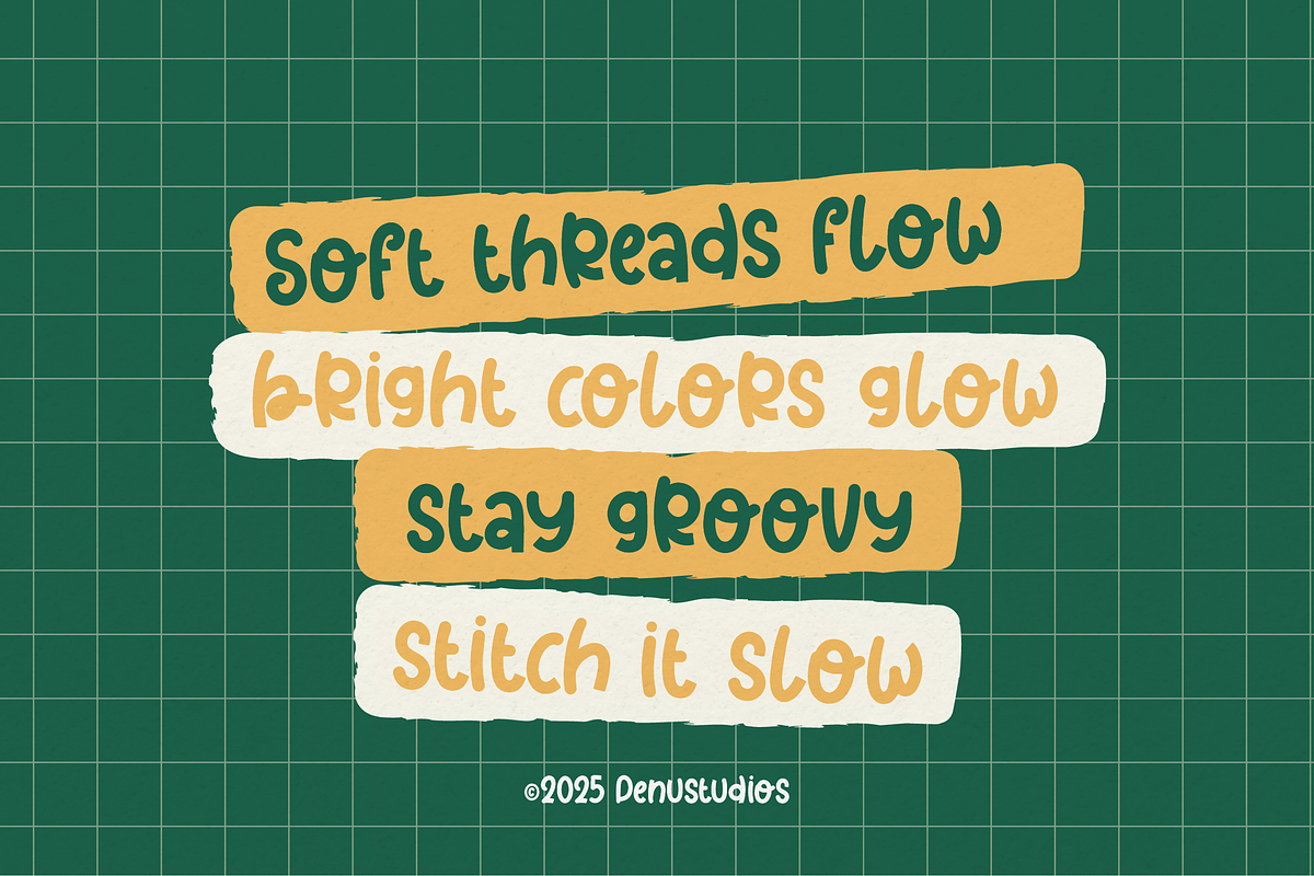 Komachi Wiggler | Cute Playful Font, a Font by Denustudios (Photo 6 of 12)