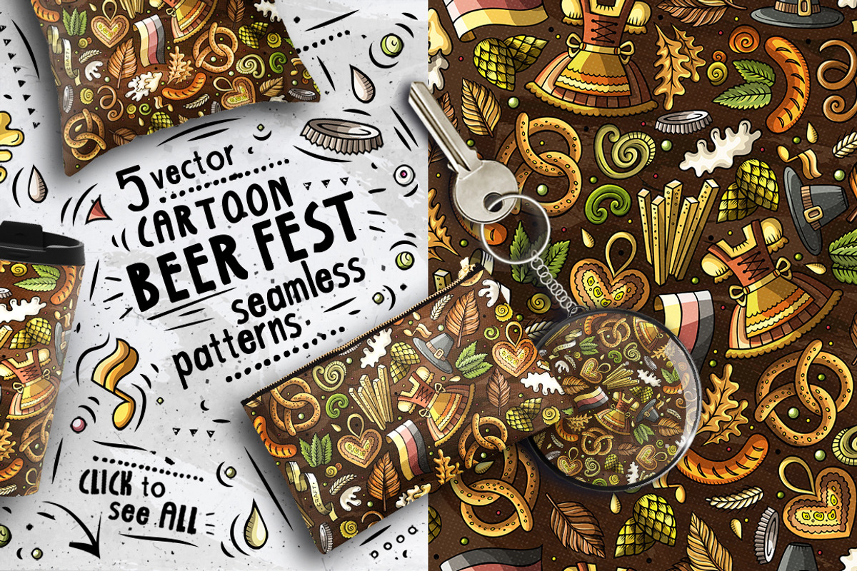 Beer Fest Cartoon Doodle Big Pack, an Object Graphic by BALABOLKA (Photo 9 of 9)