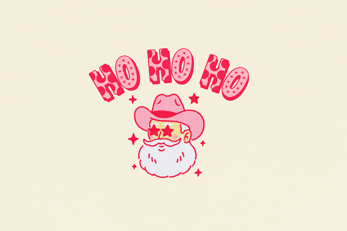 Club Merry Layered Font, a Sans Serif Font by Nicky Laatz (Photo 8 of 12)