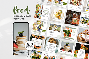 Food Instagram Post Template, a Social Media Template by ShopRShop