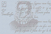 1610 Cancellaresca, a Script Font by GLC Foundry (Thumbnail 2 of 4)