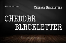 Cheddar Blackletter