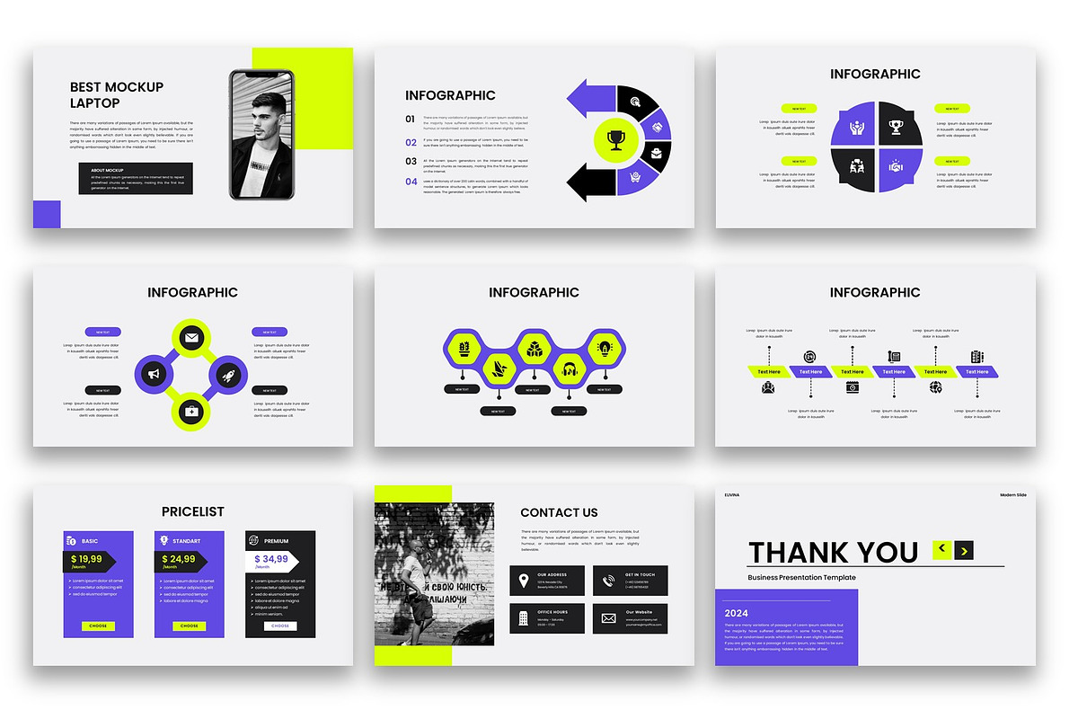 Elivina – Business PowerPoint, a Presentation Template by kreatifreya (Photo 2 of 5)