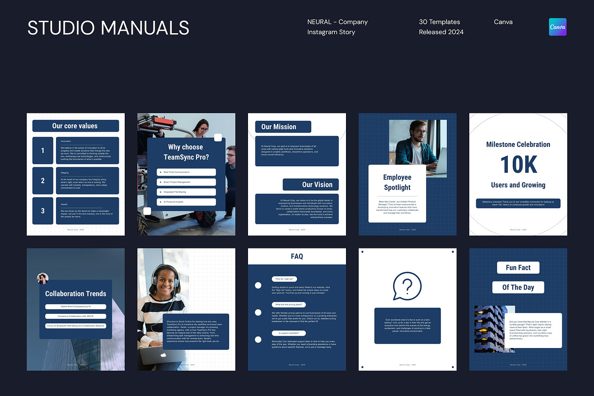 NEURAL – Company Instagram Story, a Social Media Template by Studio Manuals (Photo 6 of 8)