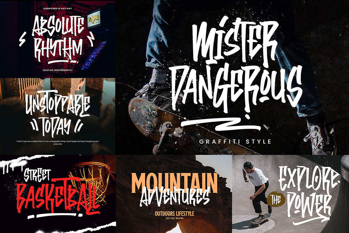 Freestyle Brush Font Bundle, a Handwritten Font by Arterfak Project (Photo 5 of 15)