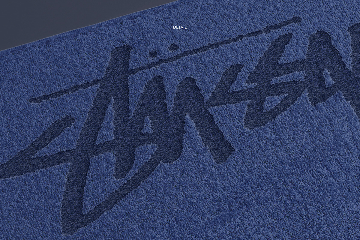 Realistic Towel Mockup, a Merchandise Mockup by Uncentrifuged Pressure (Photo 3 of 15)