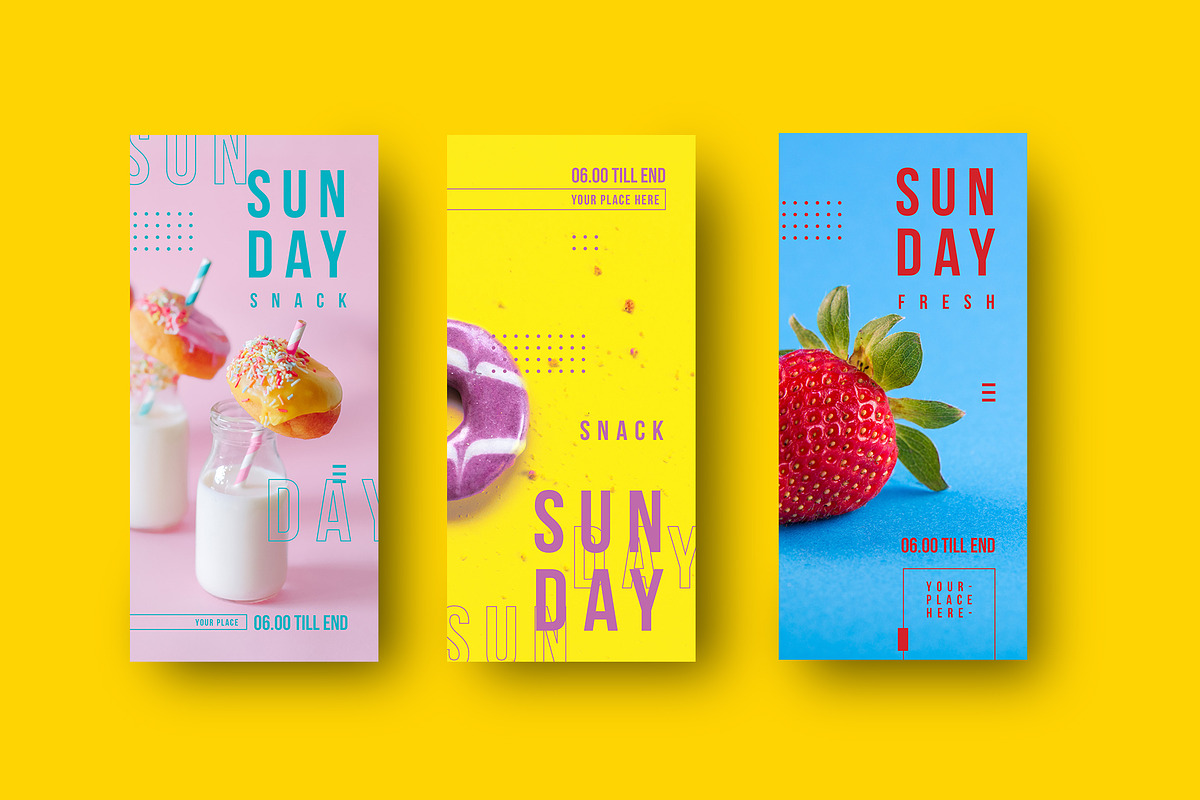 Sunday Snack Flyer, a Flyer Template by Meknya (Photo 2 of 3)