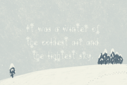 Snowflake Season, a Handwritten Font by Jelena Sardi (Thumbnail 5 of 7)