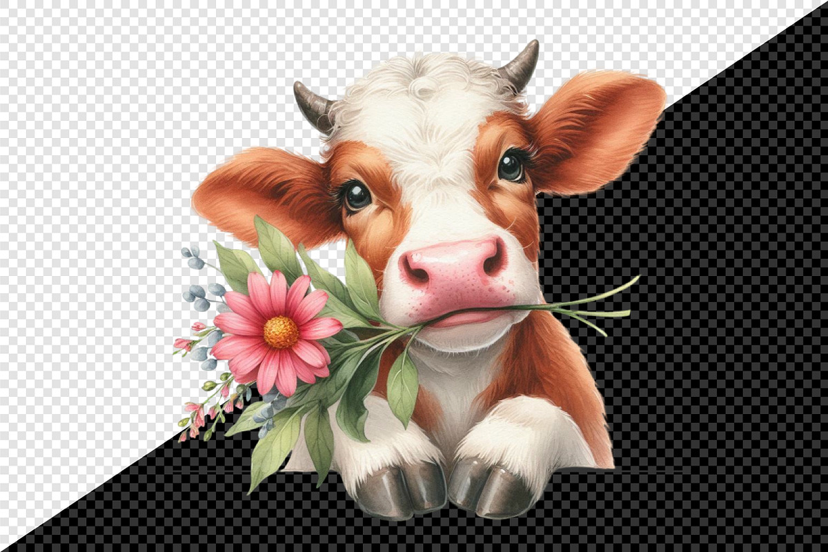 Quirky Peeking Animal PNG Clipart, an Illustration by Creative Art (Photo 5 of 9)