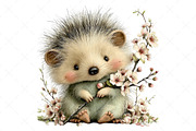 Funny Spring Animals Clipart, an Illustration by Craft Nest (Thumbnail 12 of 12)