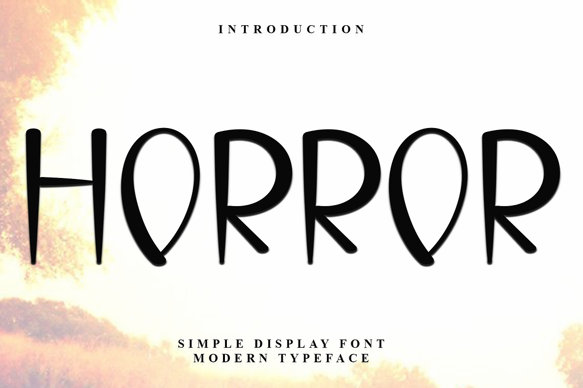 Horror, a Script Font by InermediaSTUDIO (Photo 1 of 7)