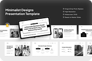 Minimalist Designs Google Slides, a Presentation Template by Annora Studio (Thumbnail 1 of 5)